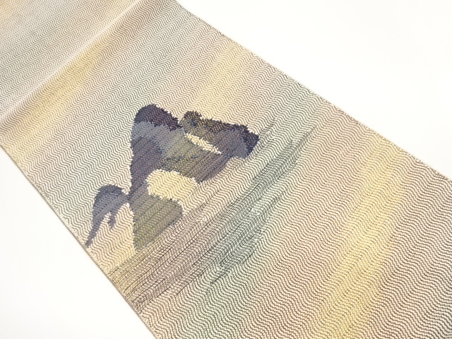 JAPANESE FUKURO OBI / WOVEN ABSTRACT
